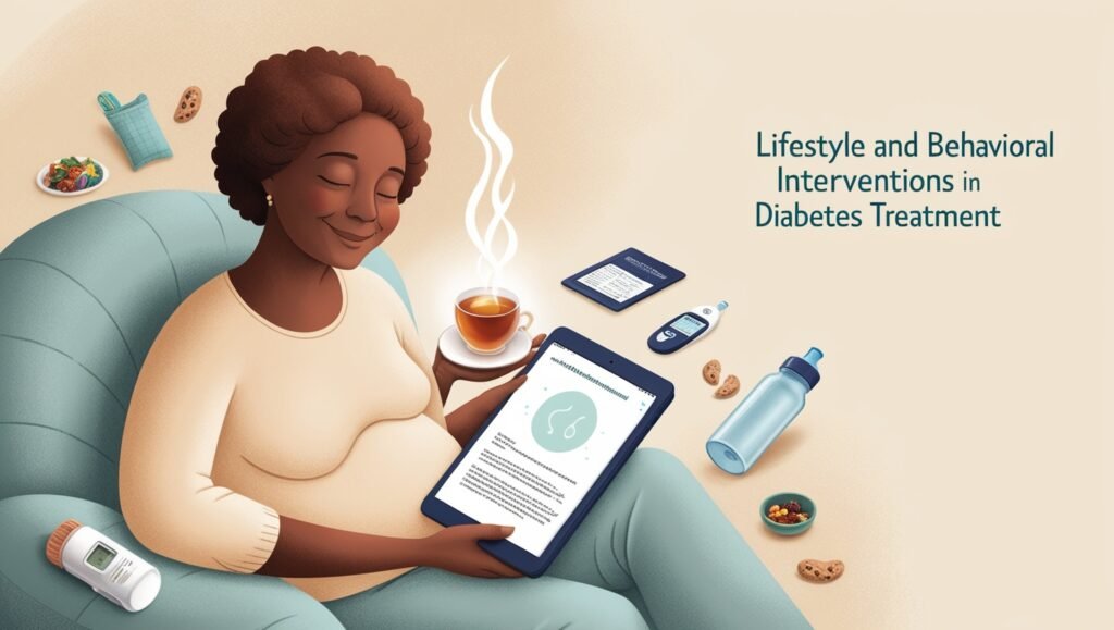 An image of lifestyles of Diabetes