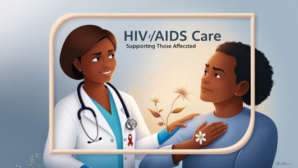 An image of AIDS care