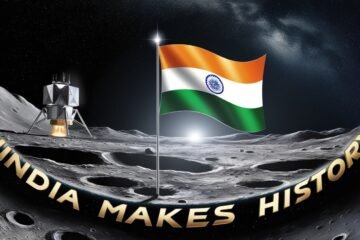 An image of Indian HISTORY on MOON