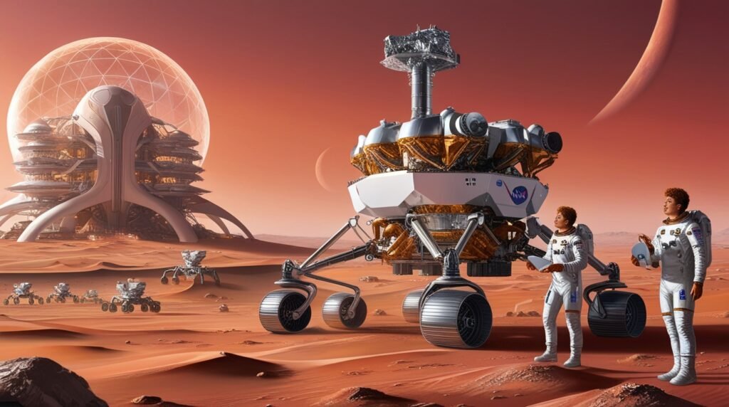 An image of Future of Mars Mission