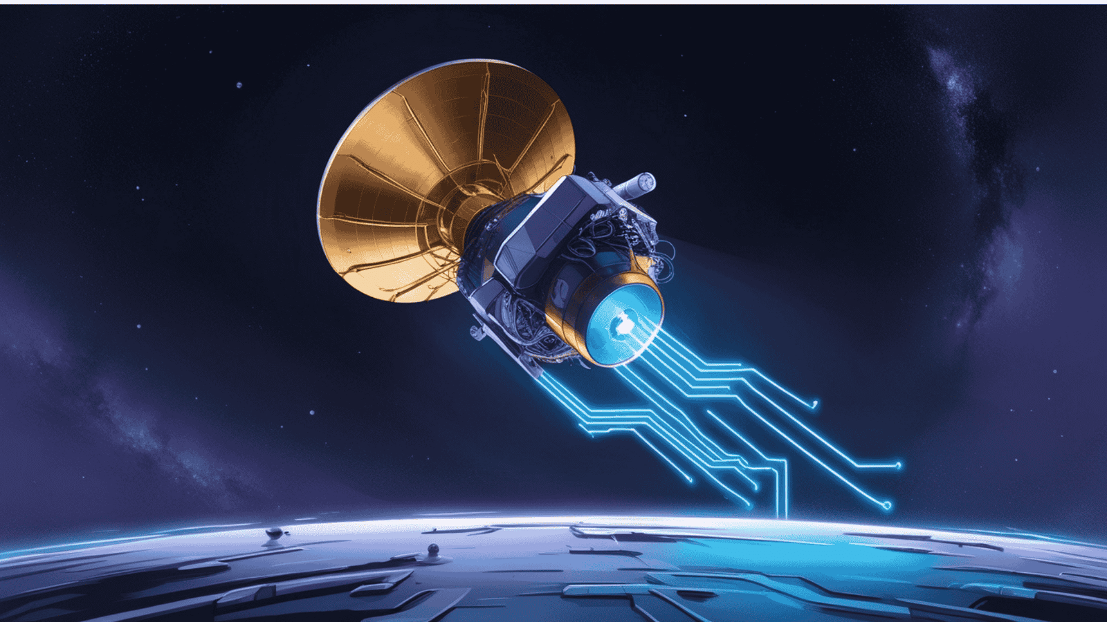 An image of NASA Voyager 2 Detects Heartbeat Signal Amidst the Silence of Deep Space