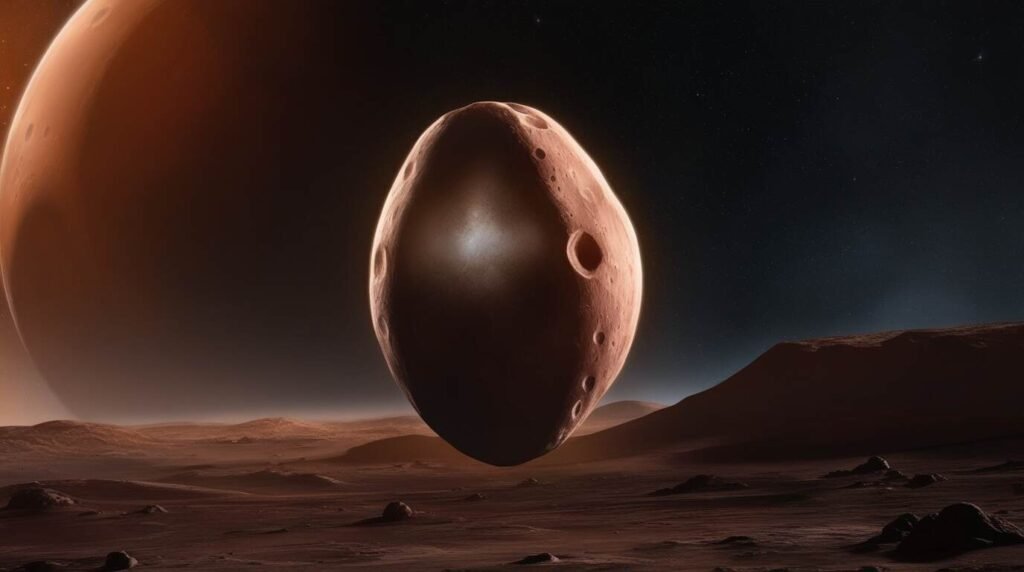 An image of Phobos: The Larger And Closer Moon​