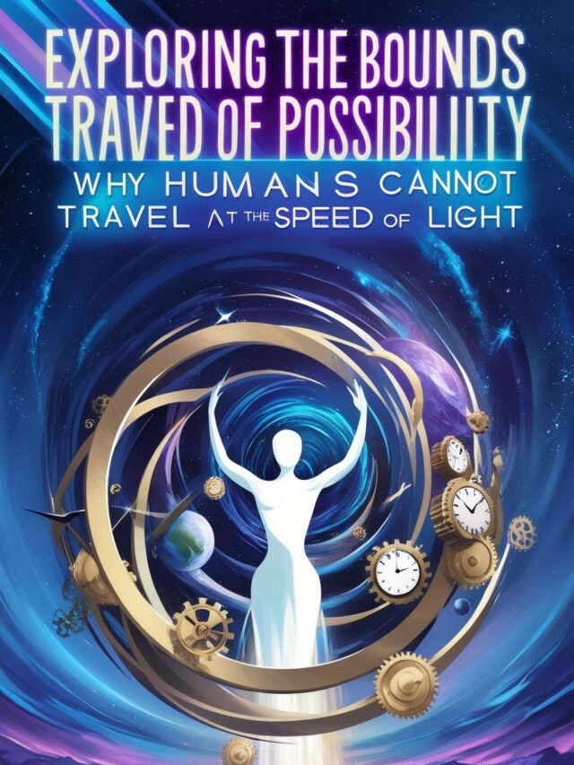 Exploring the Bounds of Possibility Why Humans Cannot Travel at the Speed of Light