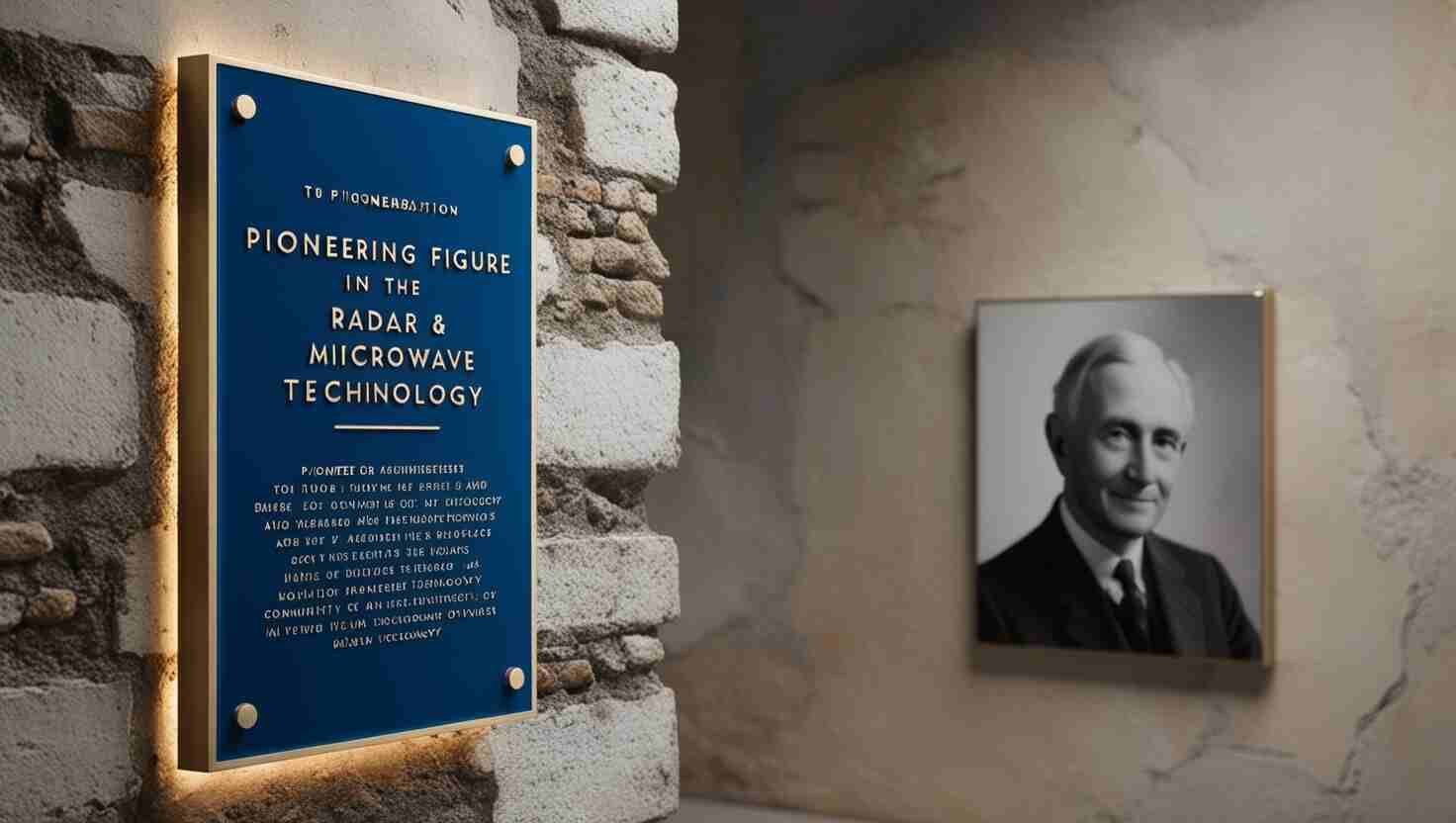 An image of Radar and Microwave Pioneer Commemorated with Blue Plaque