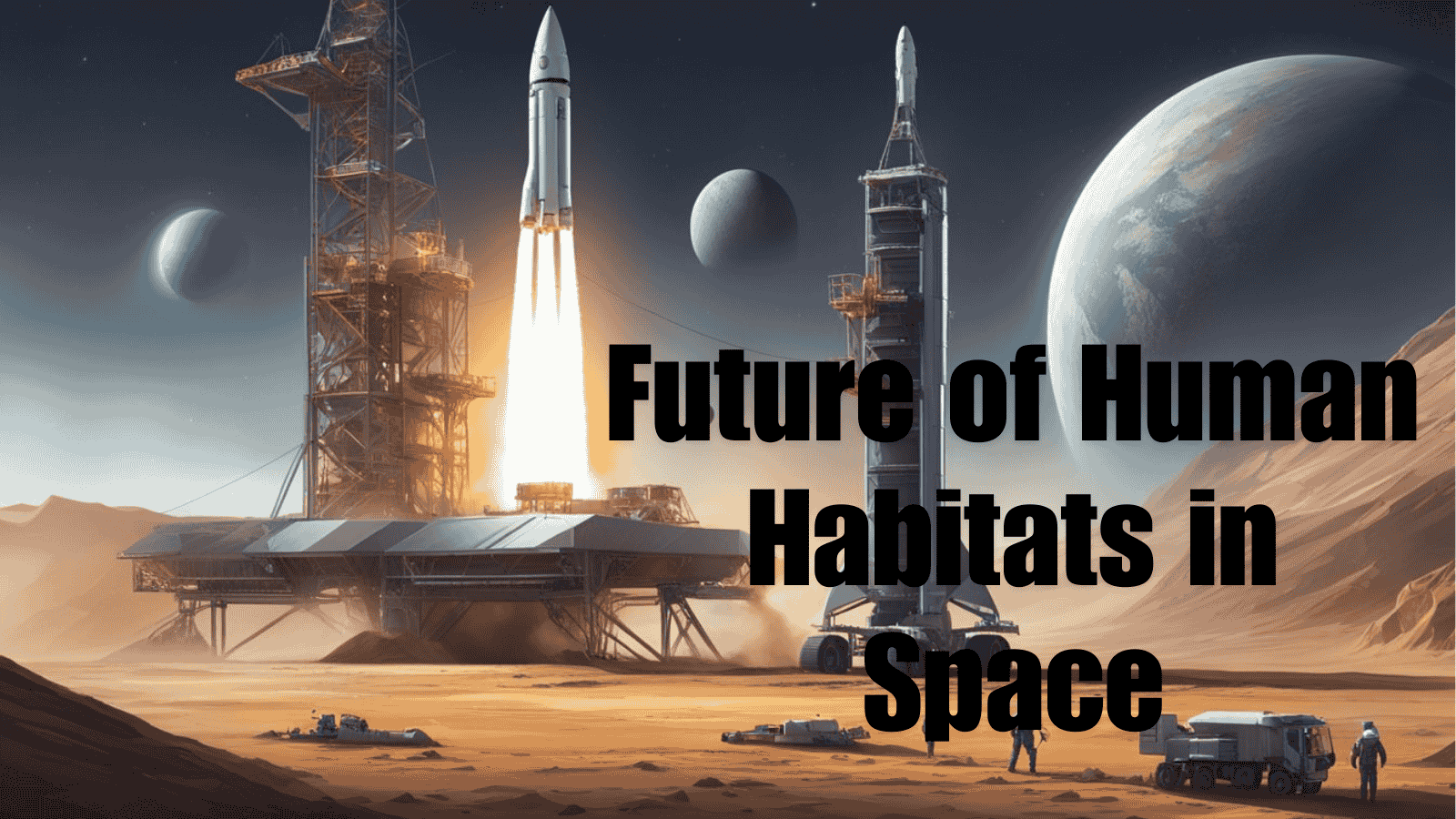 An image of The Future of Human Habitats in Space: How is SpaceX Pioneering Sustainable Living on Mars