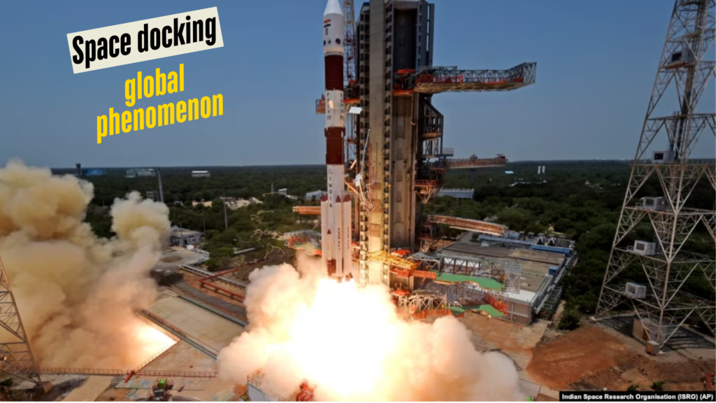 an image of Space docking is a global phenomenon